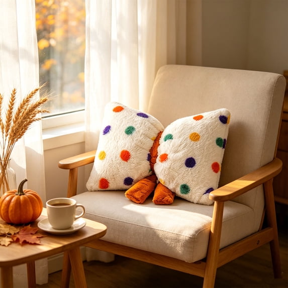 YLOMAY Decorative Throw Pillow Thanksgiving Fall Pillow with Removable Cover Soft Lumbar Cushion for Sofa Bedroom Holiday Living Room Festival and Everyday Home Decor,19.69 × 11.81 in