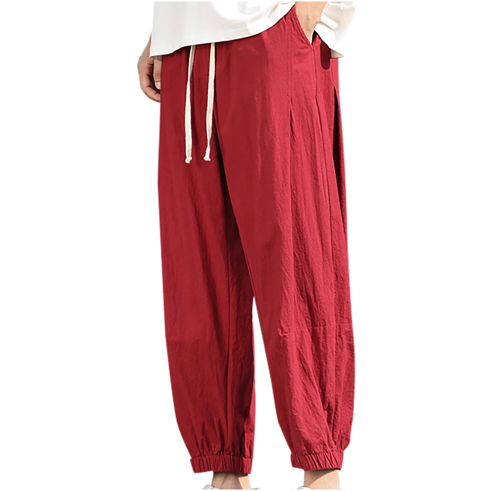 Men's Running Trousers Casual outlet Jogging Harem Cotton Pants