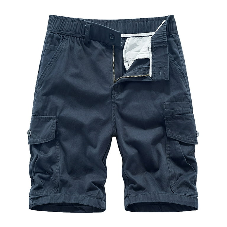 Navy blue cargo shorts walmart on sale