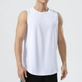 thumbnail image 1 of YLSDY Big and Tall Tank Tops Sleeveless Basketball Sports Bodybuilding Athletic T Shirts Water Surf Cut Off Tank Shirt 2025 White S, 1 of 6