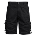 thumbnail image 1 of YLSDY Cargo Shorts for Men Elastic Waist 2025 Summer Casual Bermuda Shorts Drawstring Stretch Loose Shorts & Multi Pockets Black XXXXL, 1 of 7