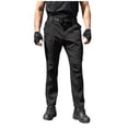 thumbnail image 1 of YLSDY Cargo Tactical Pants Men Baggy Lightweight Workout Athletic Hiking Pants High Waisted Trousers with Pockets Black XXL, 1 of 8