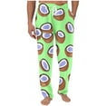 thumbnail image 1 of YLSDY Coconut Print Lounge Pants for Men Comfortable Elastic Waist with Pockets Relaxed Fit for Dailywear and TStylishl Green M, 1 of 5