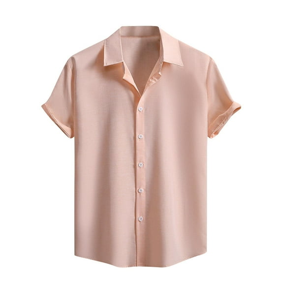 YLSDY Fashion Funny Tshirts for Men 2025 Fashion Short Sleeve Quarter Zipper Henley Shirt Casual Loose Solid Tee Shirts Rose Gold XXXL