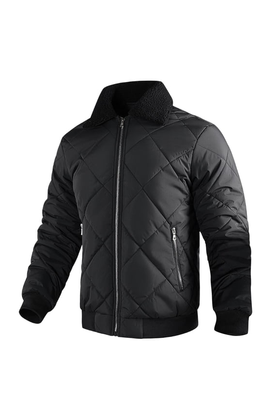 Fashion Hoodies for Mens Winter Fall Long Sleeve Work Thick Warm Hooded Jackets Hoods Outerwear Mens 2025 Trendy Black S