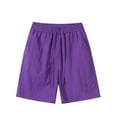 thumbnail image 1 of YLSDY Fashion Men's Workout Shorts 5 Inch Casual Sports Quick Dry Running Gym Training Short Pants Elastic Drawstring with Pockets Purple XXXL, 1 of 7