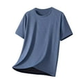 thumbnail image 1 of YLSDY Fashion Quick Dry Running T Shirts for Men Lightweight Breathable Comfy Outdoor Athletic Short Sleeve Blouse Loose Crewneck Tees Blue XXXL, 1 of 7