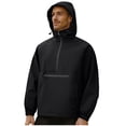 thumbnail image 1 of YLSDY Men Rain Jackets Waterproof with Hood Adult Fishing Fashion Winter Poncho Work Casual Fall Mens Clothes Black XL, 1 of 9