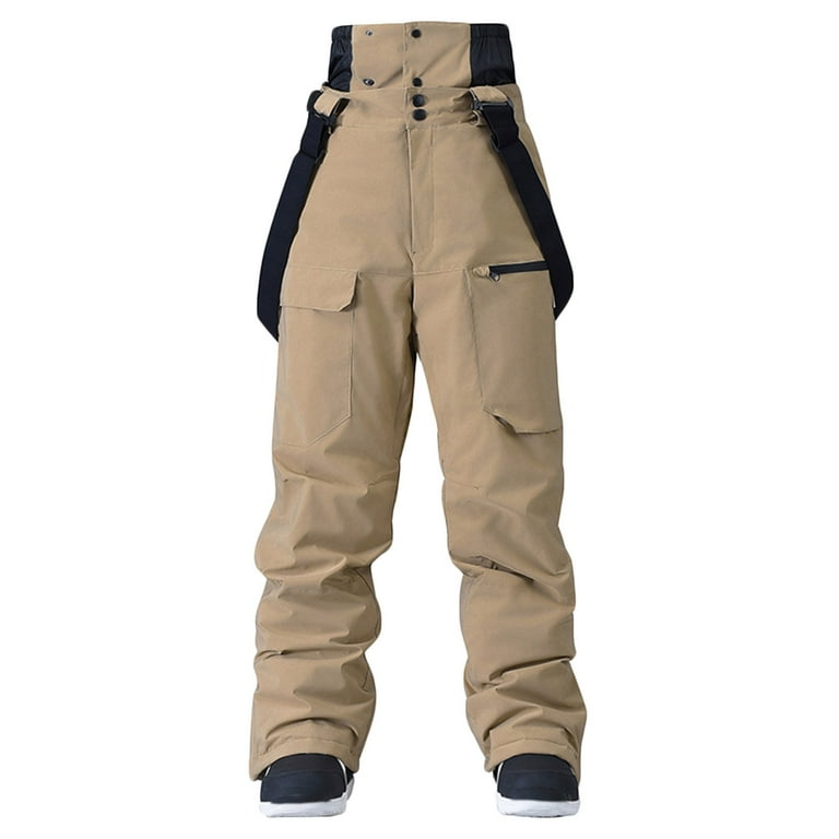 YLSDY Men Women Insulated Outdoor Mountain Ski Pants Windproof