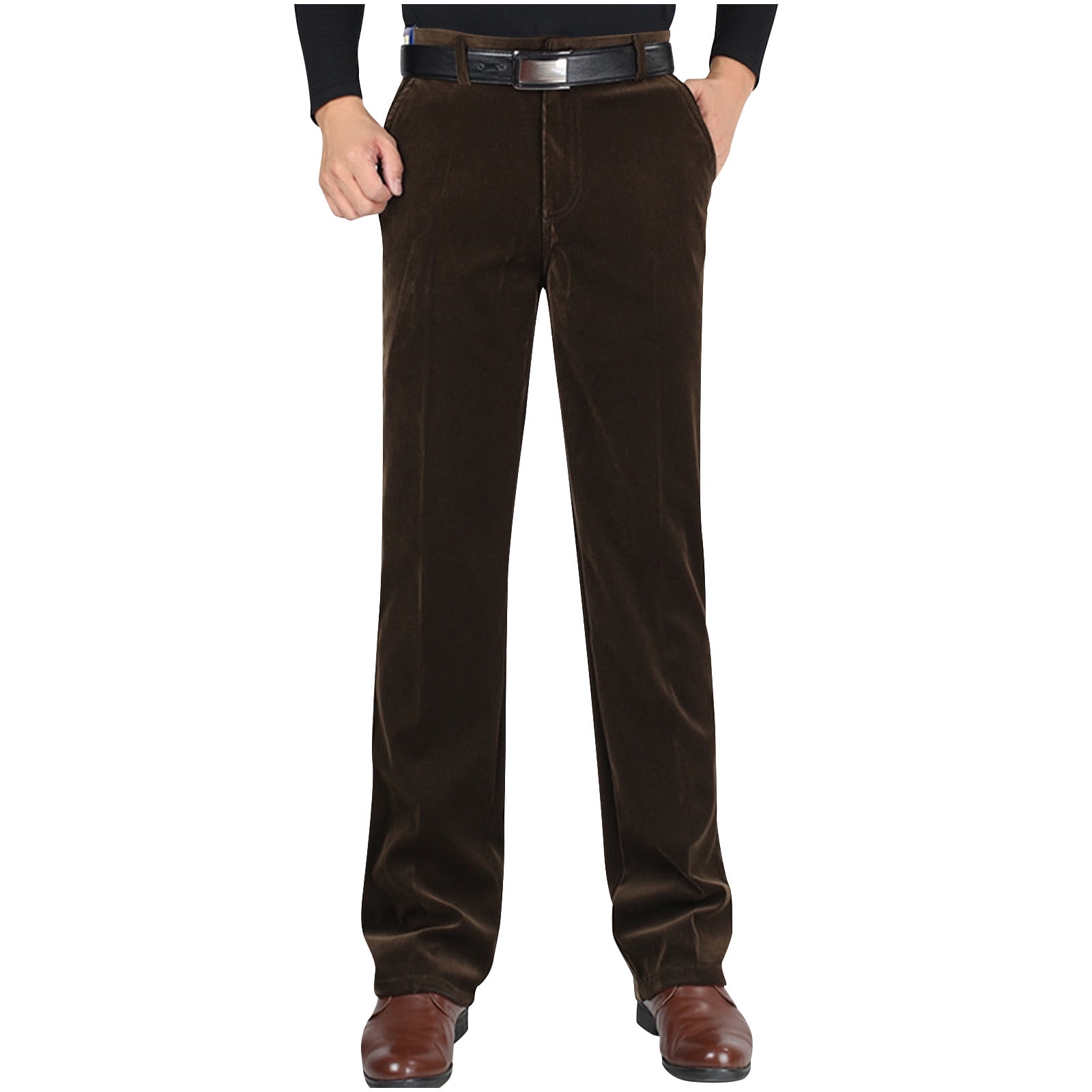 YLSDY Men's Corduroy Pants Straight Leg Trousers Comfortable Elastic — free download