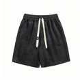 thumbnail image 1 of YLSDY Men's Fashion Tie Dye Shorts with Pockets Drawstring Short Elastic Waist Casual Outdoor Summer Basic Shorts Black M, 1 of 4