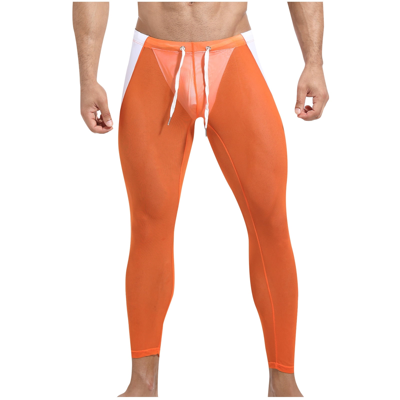 Faringoto Men's Skinny Sport Pants - Breathable Thermal Leggings For Fitness & Layering