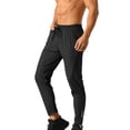 thumbnail image 1 of YLSDY Men's Jogger Pants Lightweight Thin Quick Dry Pants Workout Active Athletic Running Pants Casual Loose Pants Black XL, 1 of 5