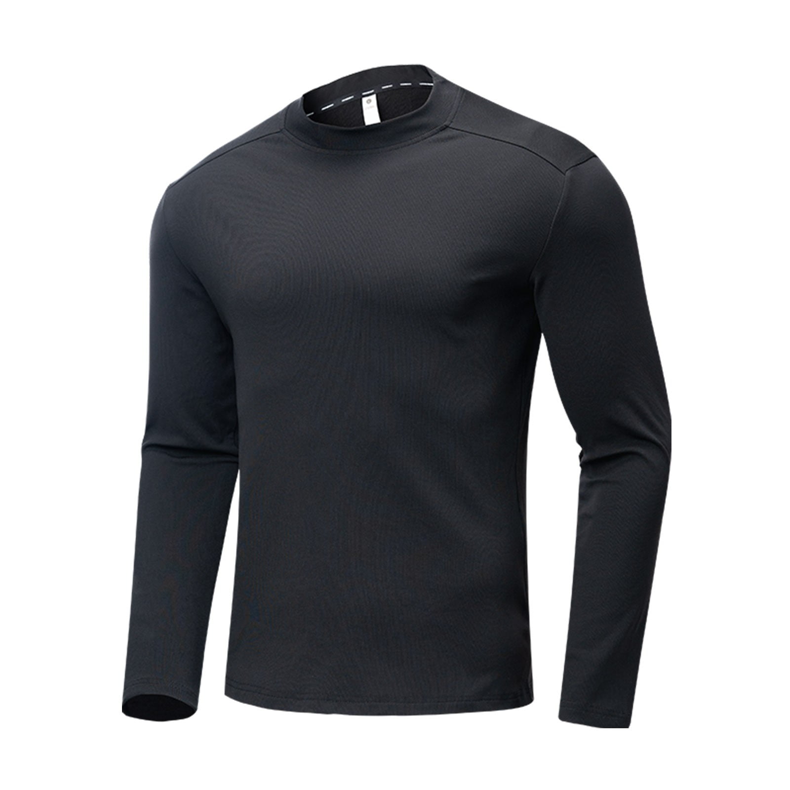 YLSDY Men's Long Sleeve TShirt Mock Neck Slim Fit Breathable Quick Dry