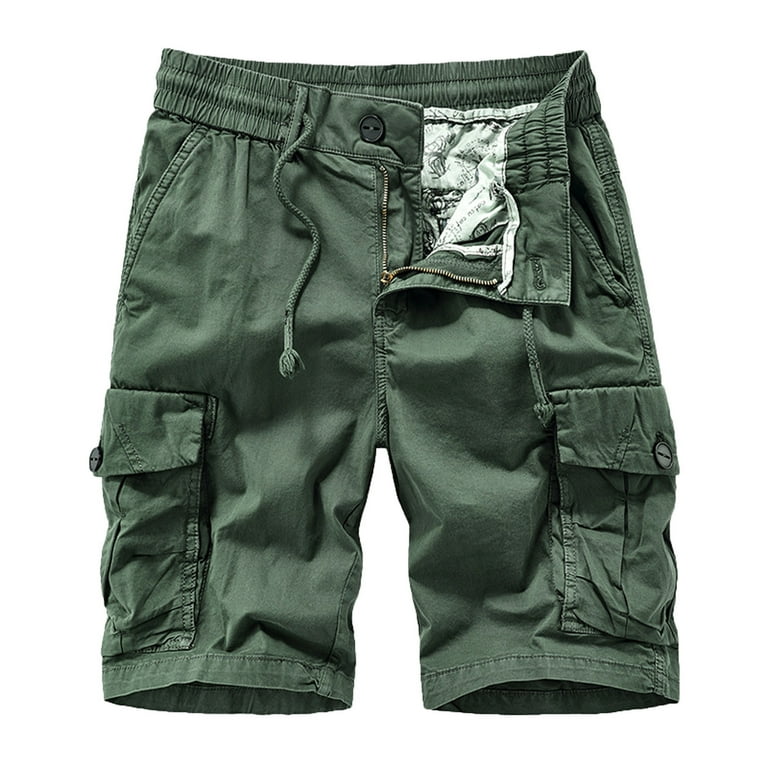 【DEARMINE】Beach Three-Dimensional Cargo Shorts YLSDY Men's Military Cargo Shorts with Multiple Pockets