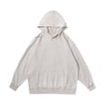 thumbnail image 1 of YLSDY Men's Oversized Plain Hoodie Long Sleeve Pullover Sweatshirt Solid Color Loose Fit Streetwear Basic Hooded Tops with Kangaroo Pocket Beige XXXL, 1 of 2