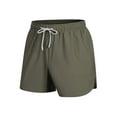 thumbnail image 1 of YLSDY Men's Quick Dry Athletic Running Shorts with Pockets Lightweight Workout Shorts Sports Gym Basketball Drawstring Short Army Green XXXL, 1 of 4