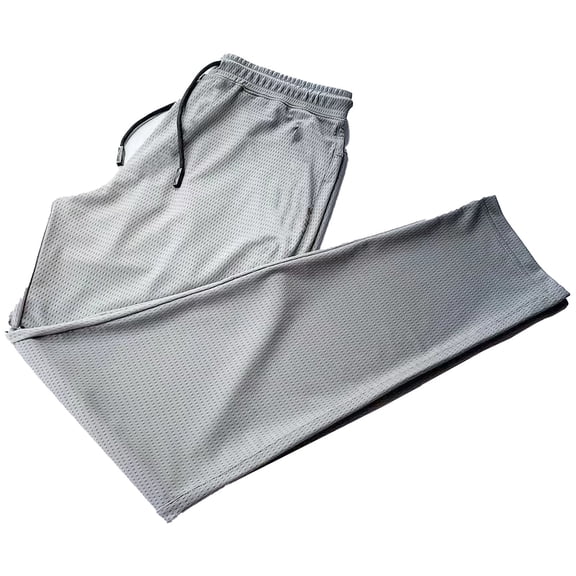 YLSDY Men's Quick-Drying Sports Trousers Men Elasticity Summer Casual Pants Men Fitness Outdoor Jogging Pants Gray XXXXXL