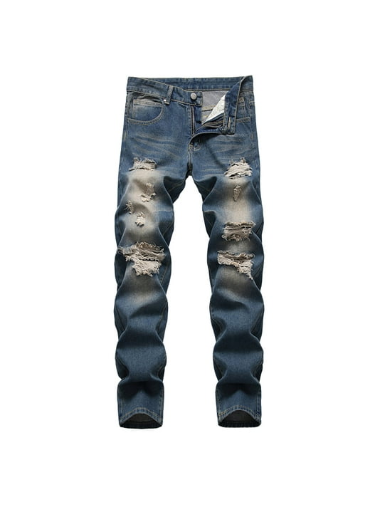 Amiri men's jeans casual comfort ripped holes denimjean Amiri men's jeans casual comfort ripped holes denimjean