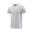 thumbnail image 1 of YLSDY Men's Short Sleeve UPF 50+ T-Shirt Quick Dry Rash Guard Athletic Running Swim Top Tee Performance Water Shirts Gray L, 1 of 3