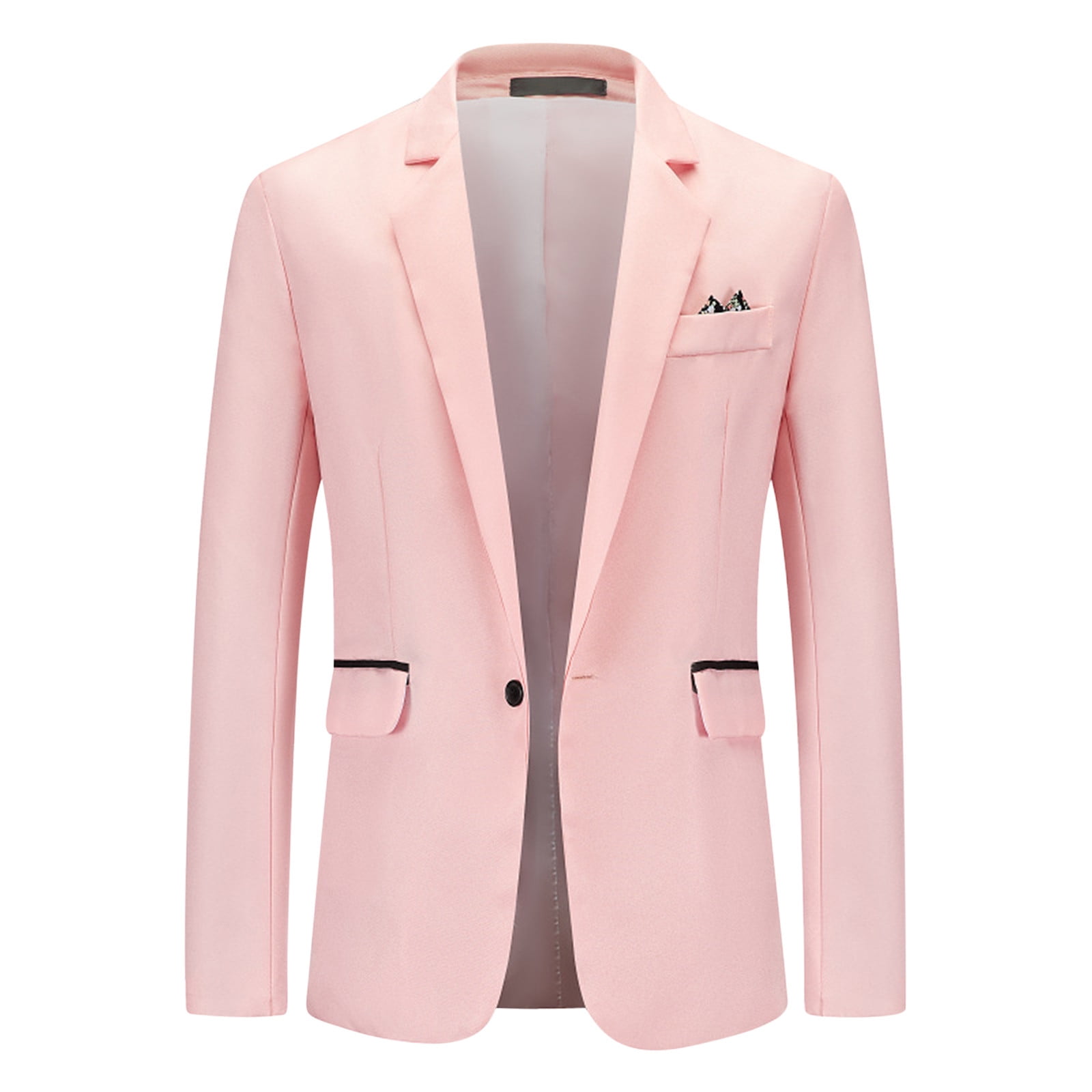 Men's Corduroy Blazer Jacket - Slim Fit Single Breasted Sport Coat With Notch Lapel For Wedding, Business & Casual Wear