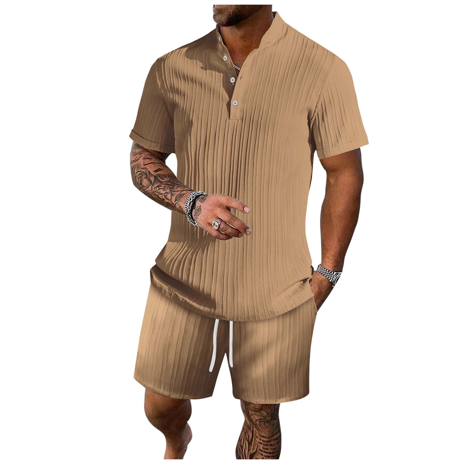 E-M107 2PC Short Set