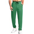 thumbnail image 1 of YLSDY Men's Sweatpants Mesh Lightweight with Zip Pockets Breathable Quick Dry Athletic Pants for Workout Running Green XXL, 1 of 6
