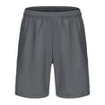 thumbnail image 1 of YLSDY Men's Workout Sports Shorts Quick-dry Casual Classic Athletic Cotton Sweat Shorts with Drawstring Waist Breathable Loose Short Pants Gray 10, 1 of 4