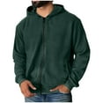 thumbnail image 1 of YLSDY Mens Acid Washed Scuffers Sweatshirts Hoodies Vintage Casual Zipper Comfort Streetwear Sweatshirt 2025 Green XXL, 1 of 7
