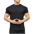 thumbnail image 1 of YLSDY Mens Bamboo Viscose T Shirt Ultra Soft Plain Tshirts for Men Cooling Crew Neck Casual Basic Tee Shirt Undershirt Black XL, 1 of 5