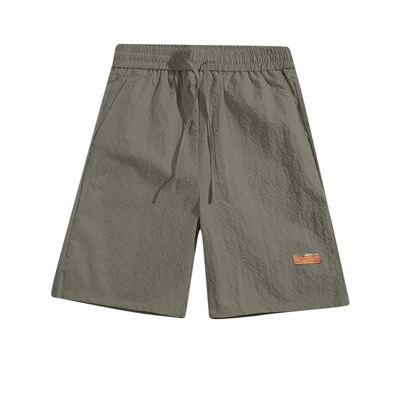 YLSDY Mens Casual Jogger Shorts Drawstring Elastic Waist Chino Short Relaxed Fit Running Workout Cotton Twill Golf Shorts Army Green M
