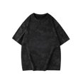 thumbnail image 1 of YLSDY Mens Cotton T Shirts Oversized Vintage Washed Casual Tops Short Sleeve Crewneck Summer Basic Loose Streetwear Tshirts Black XL, 1 of 8