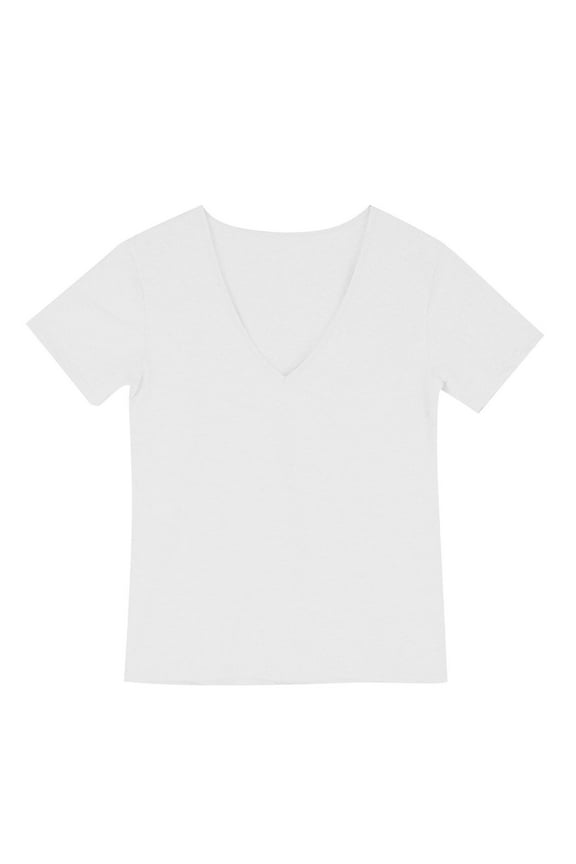 Mens Deep V Neck T Shirt Stretch Muscle Gym Workout Tee Shirt Short Sleeve Slim Fit Low Cut Tank Tops White XXL