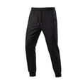 thumbnail image 1 of YLSDY Mens Gym Jogger Pants, Casual Slim Fit Workout Sweatpants with Zipper Pockets Exercise Bodybuilding Athletic Pants Black S, 1 of 5