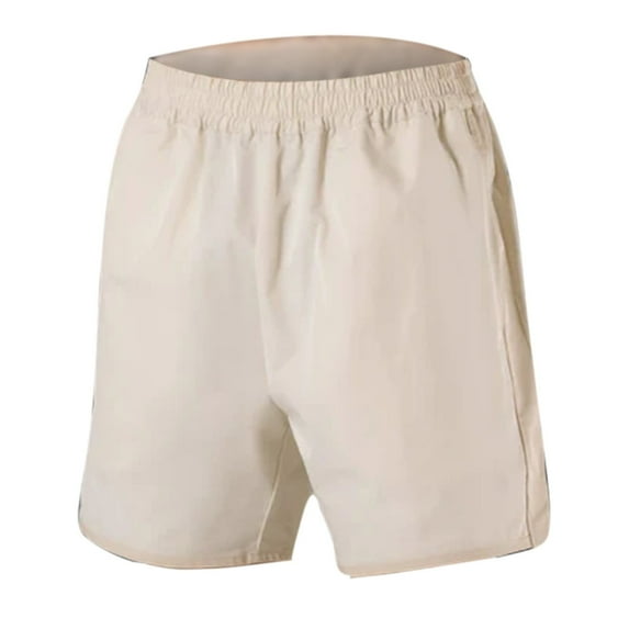 YLSDY Mens Gym Workout Short Athletic Running Short Lightweight Quick Dry Beach Shorts Weightlifting Shorts with Pockets Yellow XL