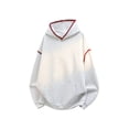 thumbnail image 1 of YLSDY Mens Hoodies Pullover Casual Cotton Fleece Hooded Sweatshirts Plus Size Long Sleeve Shirts Fall Fashion Tops White XXXXXL, 1 of 3