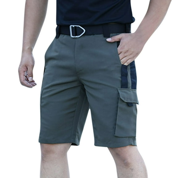 YLSDY Mens Shorts Loose Fit Pants Shorts for Mens Work Cargo Waterproof Straight Leg Summer Fall Shorts 2025 Trendy Y2K Belted Shorts Army Green XXL