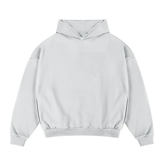 YLSDY Mens Super Soft Oversized Hoodie Acid Wash Hoodie Heavyweight Fashion Hoodies & Sweatshirts for Men Women Couples White M