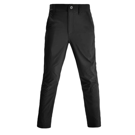 YLSDY Mens Tactical Pants Trendy Work Cargo Pants Outdoor Hiking Climb Waterproof Trousers Durability Zipper Multic-Pocket Black S
