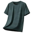 thumbnail image 1 of Fashion YLSDY Quick Dry Stretch Fit Tshirt Shirt Men Short Sleeve Workout T-Shirt with Reflective & Ventilation Holes for Running Green XXXL, 1 of 3