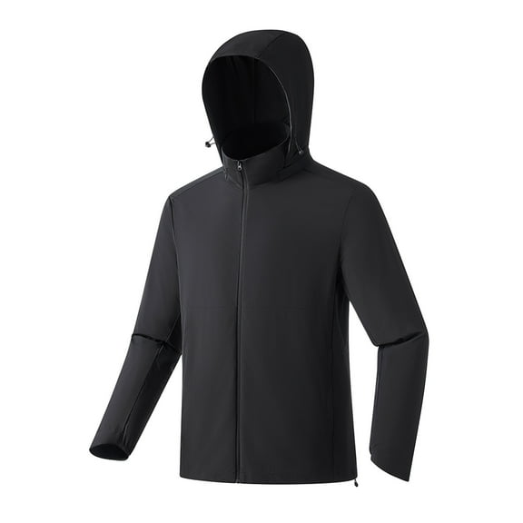 YLSDY Rain Coats for Women Waterproof, Womens Rain Jacket with Hood Trendy Hiking Jackets Outdoor Windbreaker with Pockets Black M