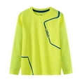 thumbnail image 1 of YLSDY Fashion Boys Rash Guard Swim Shirt Long Sleeve UPF+ 50 Sun Shirts for Toddler Kids Rashguard Quick Dry Sports Shirts Green 13 Years, 1 of 3