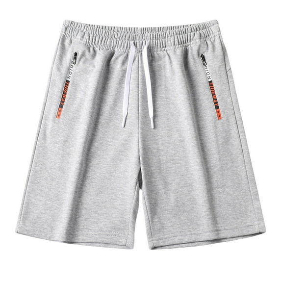 YLSDY Fashion Mens Cotton Linen Shorts Shorts Waist Athletic Shorts Summer Quick Dry Beach Gym Workout Running Casual Shorts Gray M