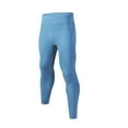 thumbnail image 1 of YLSDY Stretch Comfy Pants for Men Running Tights Workout Baselayer Gym Athletic Yoga Leggings with Pockets Light Blue S, 1 of 9