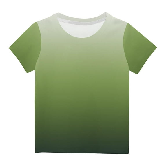 YLSDY Teen Girls Short Sleeve Shirt Casual Graphic Printed Crew Neck Tie Dye T Shirts Blouse 3-14 Years Trendy Loose Style Tops Multicolor 11-12 Years