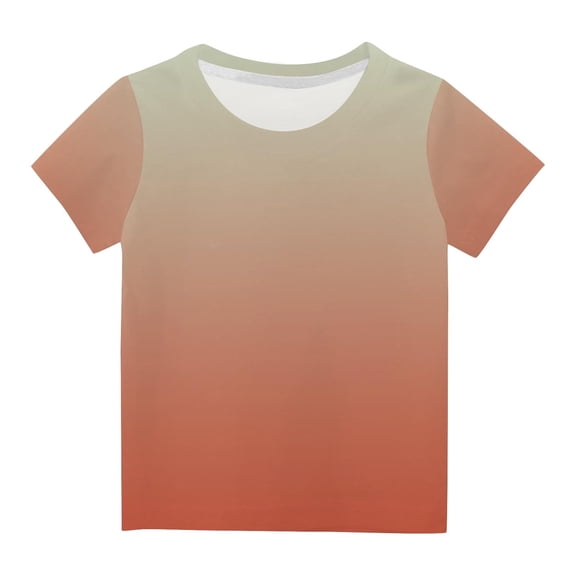 YLSDY Tie Dye Shirts for Kids Crew Neck Short Sleeve Girls Basic Tee Shirts Fashionable Casual Loose Fit Pullover Tops Multicolor 7-8 Years