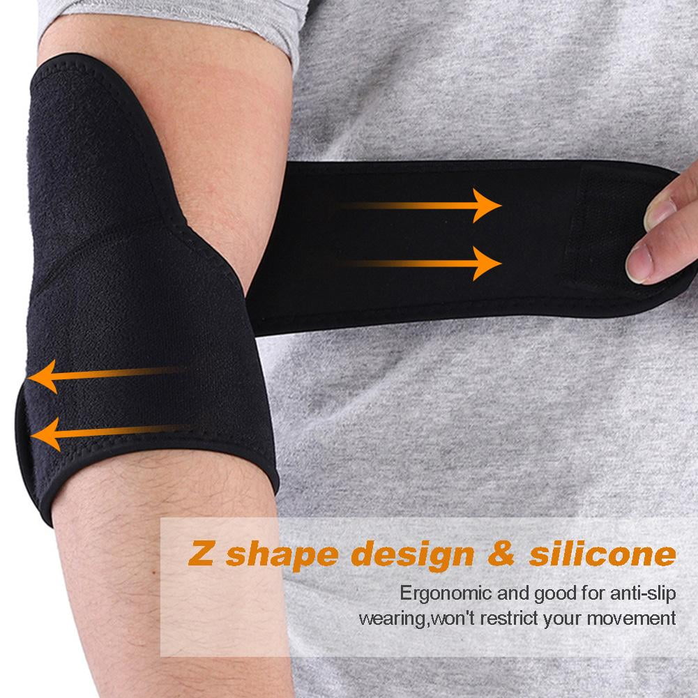 YLSHRF 1 Pair Adults Sports Elbow Support Brace Protector Pad Guard