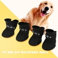 thumbnail image 1 of YLSHRF 4pcs Silicone Pet Dog Cute Waterproof Boots Anti-slip Protective Rain Shoes, Dog Waterproof Boots, 1 of 7