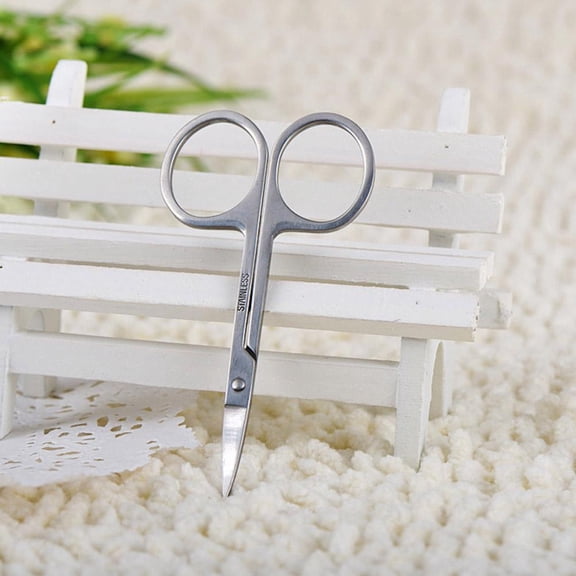 YLSHRF Eyebrow Scissors Comb Eyelash Hair Trimming Grooming Scissors Cosmetic Makeup Tool, Eyelash Trimming Scissors, Eyelash Grooming Scissors