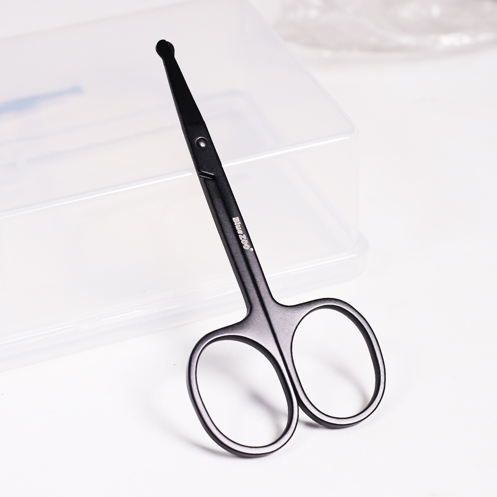YLSHRF Eyelash Trimming Scissors, Eyebrow Comb, Portable Durable Small